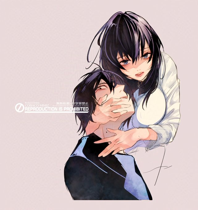 水彩塗り試作、八月一日と葉月 