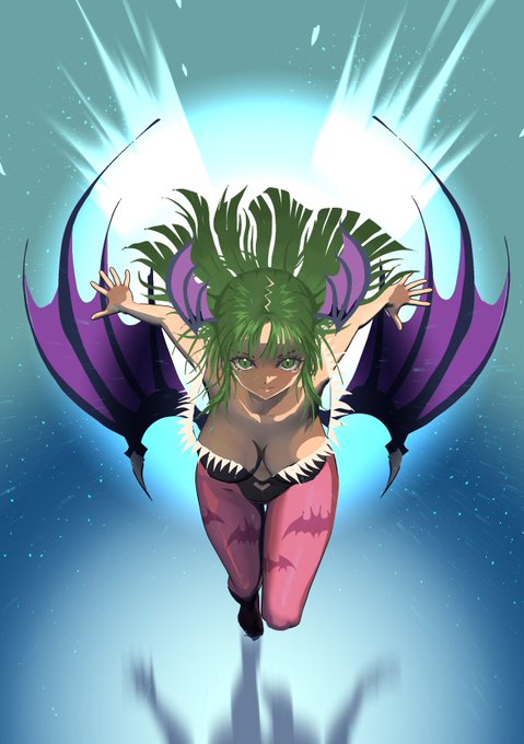 #格ゲーキャラ描こうぜ
モリガンのダッシュ 