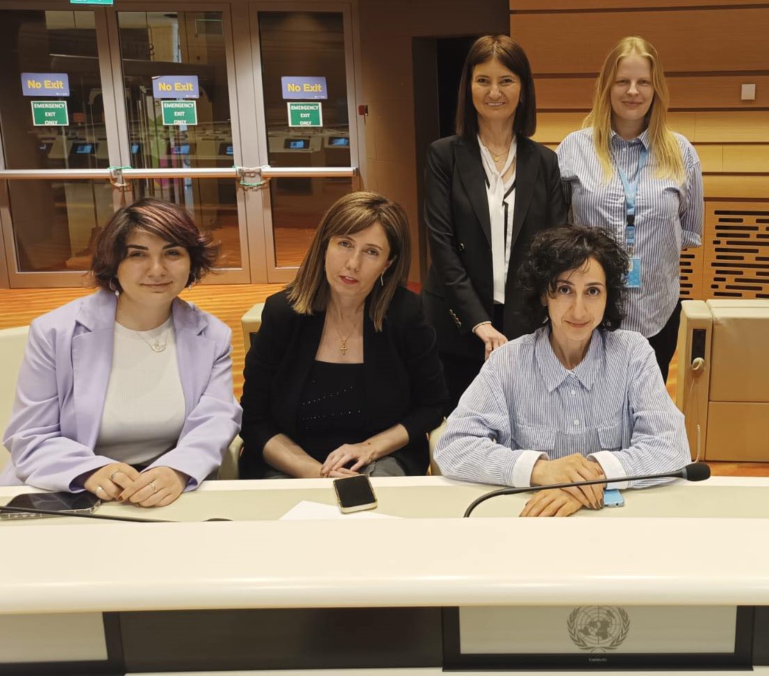 NgoAgate's tweet photo. Karine Grigoryan, President of "Agate" NGO, delivered a speech at the UN CRPD Pre-Sessional Working Group in Geneva.
📷She highlighted the ongoing discrimination, exclusion, and violence faced by women with disabilities in Armenia and urged the government to take real action. https://t.co/kDjJrG7Y1X