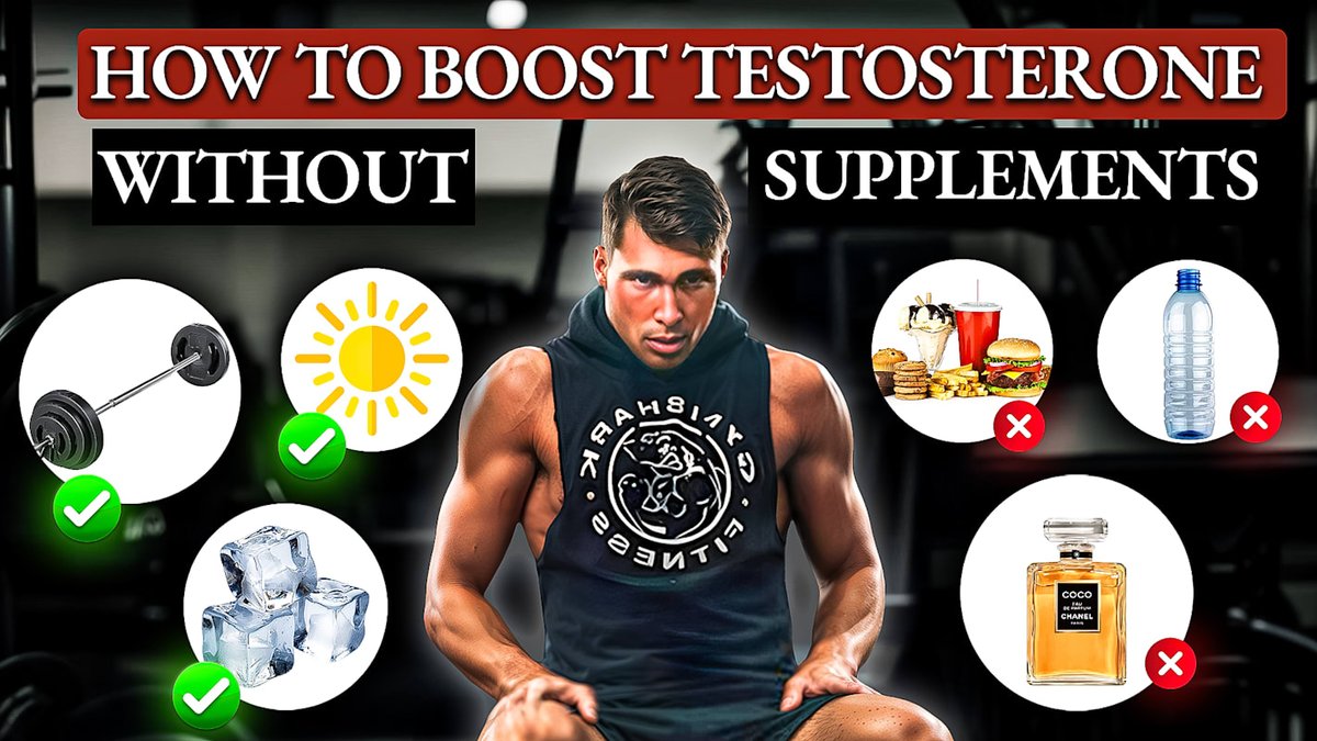 How To Boost Testosterone WITHOUT Supplements (even if you're over 40) 
youtu.be/6ml3WMiwFRA?si… via <a href="/YouTube/">YouTube</a>