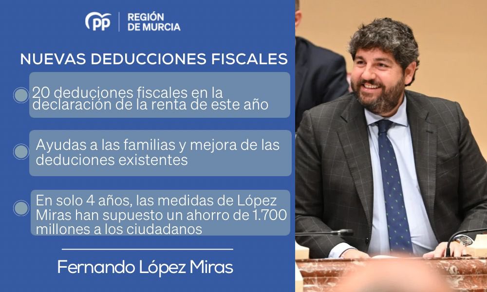 Estas son las nuevas deducciones fiscales del Gobierno de @LopezMirasF ...