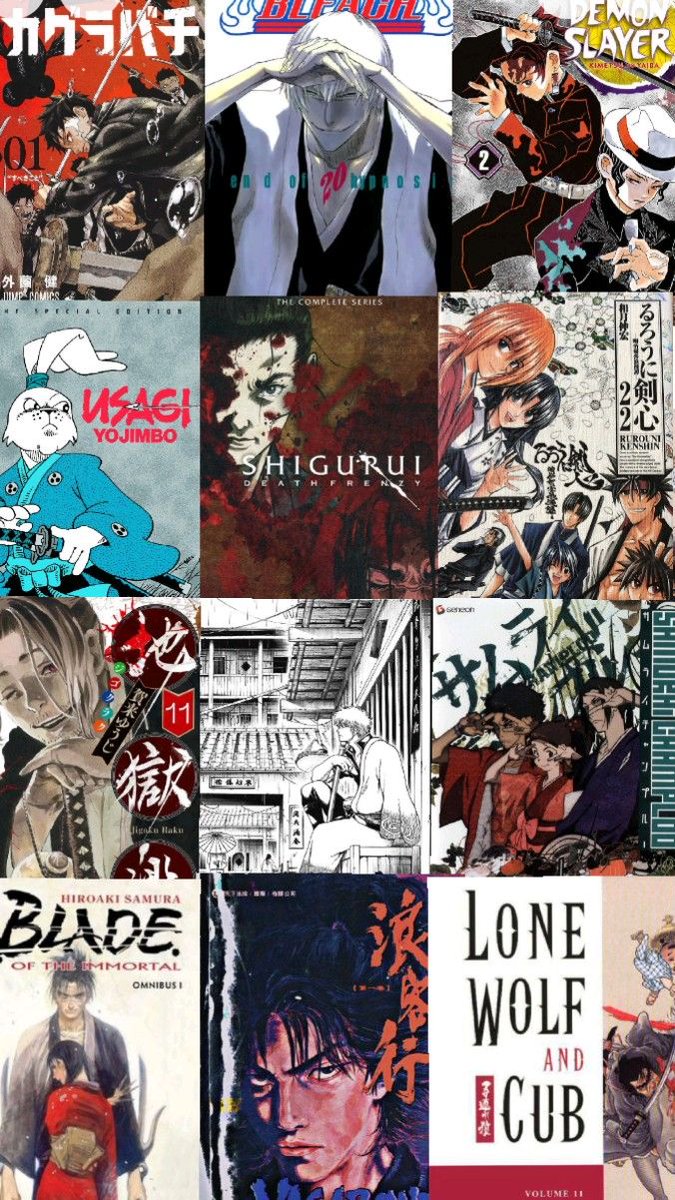 bebopcore's tweet image. Samurai Mangas you should read.