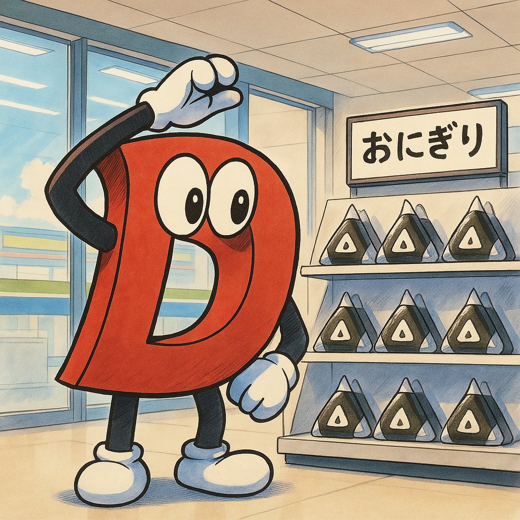 lempiji's tweet image. ChatGPTで書いたD言語くんの日本旅行記です。なぜか道路では靴を履いている… #dlang