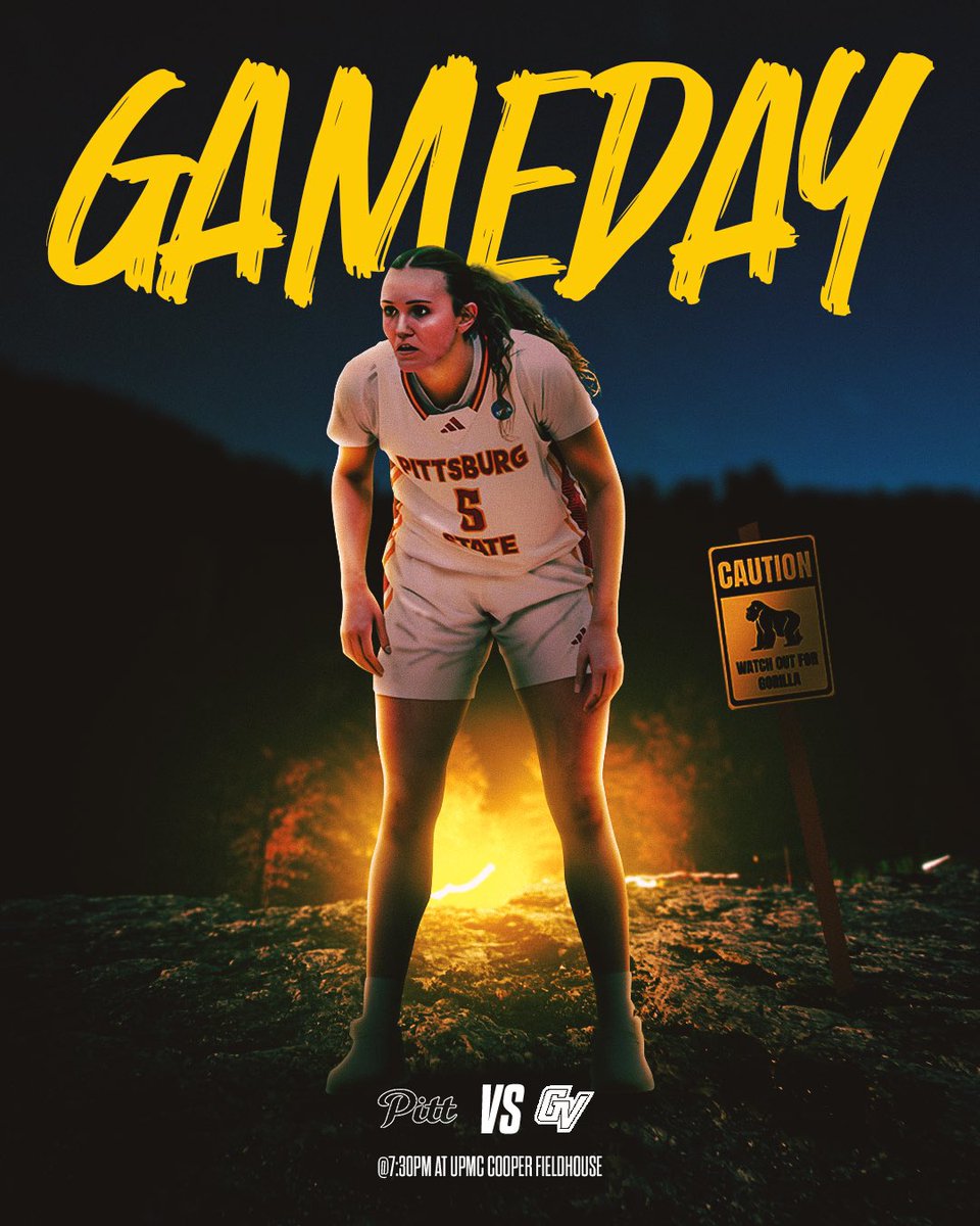 🚨 GAME DAY 🚨 

🆚 Grand Valley State University
⏰ 7:30 pm CST
📍 UPMC Cooper Fieldhouse
📻 ESPN 100.7
📺 MIAA Network &amp; ESPN+ 

#GoRillas