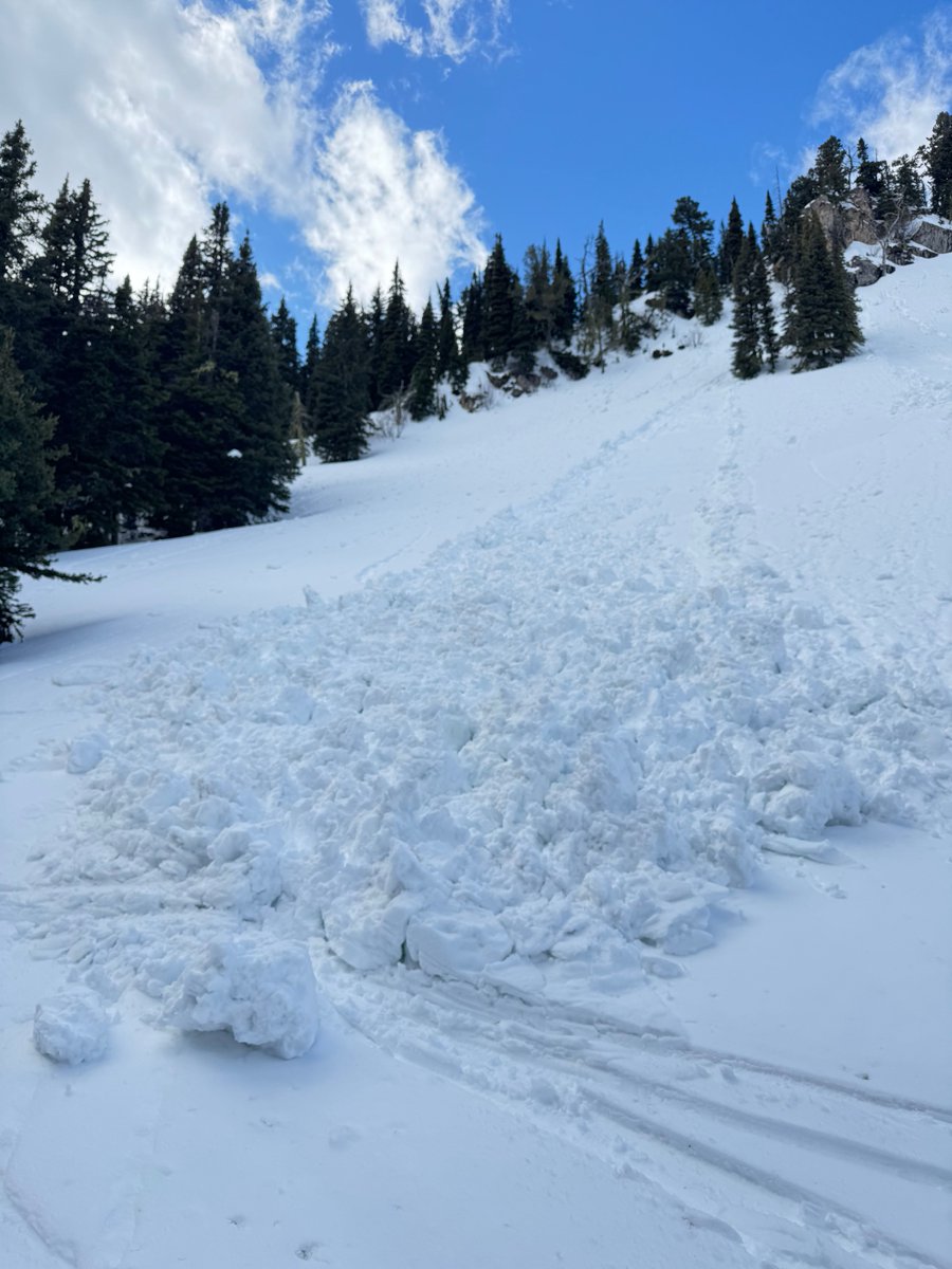 Avalanche Forecast 3/26
mtavalanche.com/forecast

It will feel like spring, with temperatures 10 degrees warmer than yesterday and fewer clouds in the sky. These conditions will accelerate snow surface warming, and wet loose avalanches will pack a serious punch

📸Bradley's Meadow