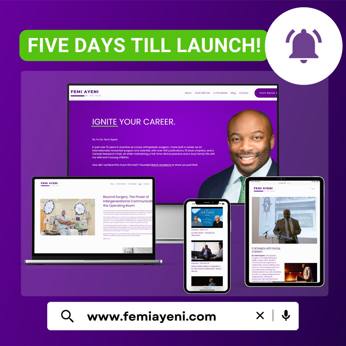 5 DAYS TO GO!

The countdown is on -  femiayeni.com is almost here! Get ready for expert insights, career guidance, and exclusive content to help you level up.

Exclusive Bonus! The first 100 sign-ups get FREE access to the Notch Academy Starter Membership!