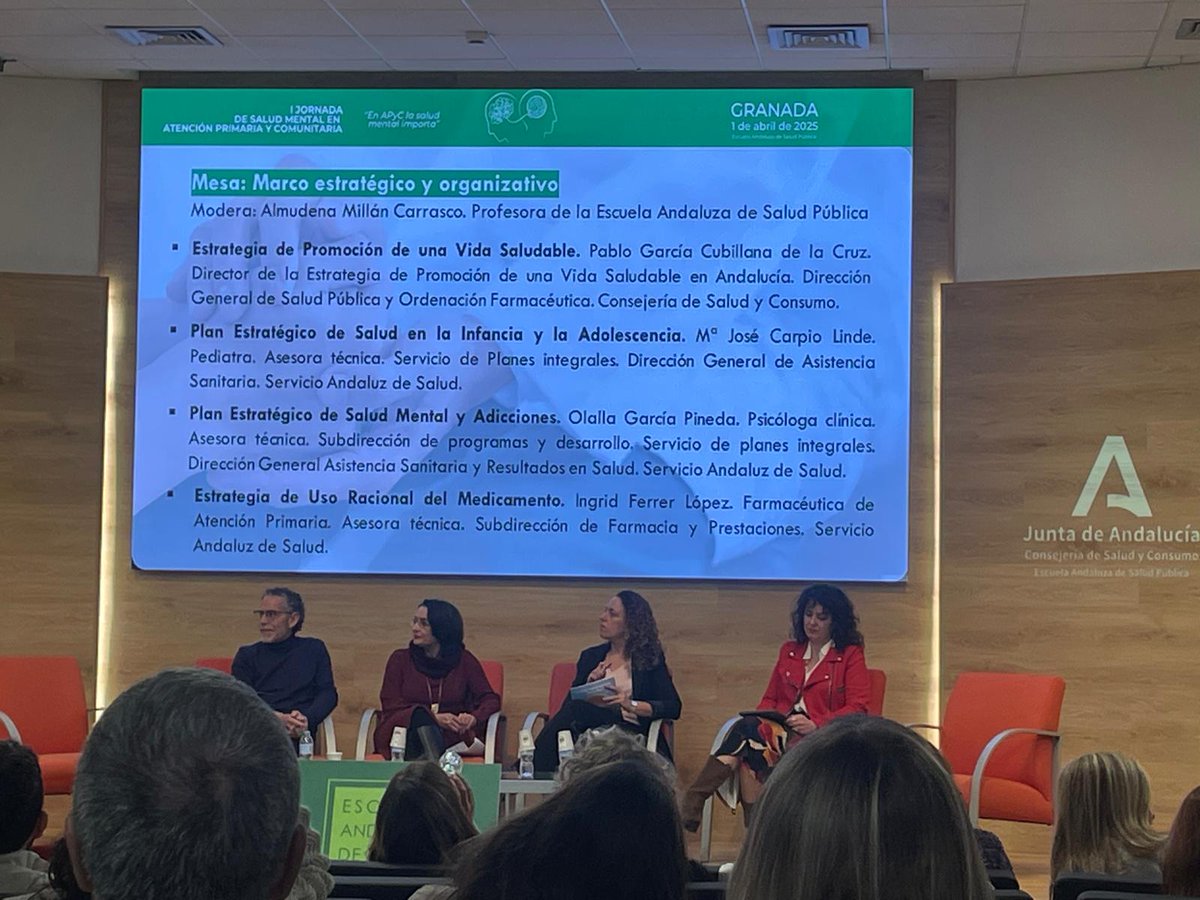 ags_nortedejaen's tweet photo. 🆕Un grupo de profesionales del @ags_nortedejaen asisten hoy a las I Jornadas de Salud Mental  en Atención Primaria y Comunitaria organizadas por @EASPsalud con el lema “En APyC la salud mental nos importa”.

#SaludMental #AFYC #AGSNJ https://t.co/errKNBDxX7