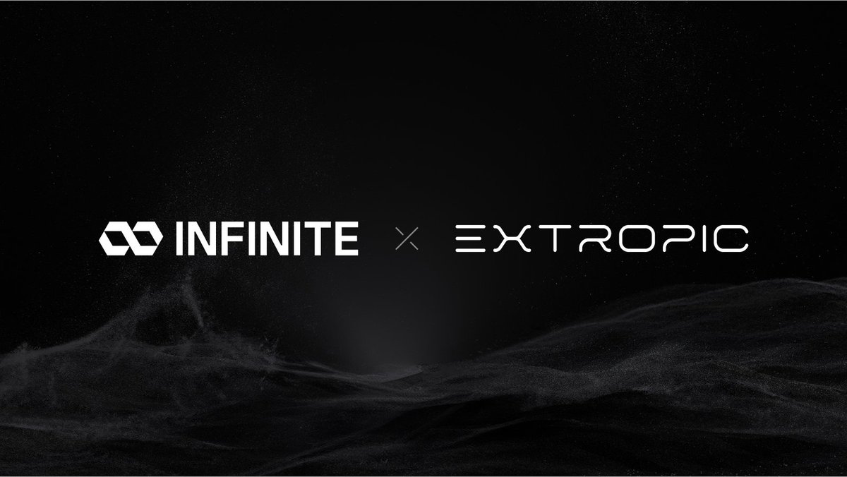 Infinite Capital (@infinitexyz_) on Twitter photo We're excited to announce our strategic investment in <a href="/Extropic_AI/">Extropic</a>.
We believe this team, led by <a href="/GillVerd/">Gill Verdon</a> & <a href="/trevormccrt1/">Trevor McCourt</a>, will define a new computing paradigm - thermodynamic intelligence. As digital AI hardware nears the limits of atomic scale, Extropic has fundamentally We're excited to announce our strategic investment in <a href="/Extropic_AI/">Extropic</a>.
We believe this team, led by <a href="/GillVerd/">Gill Verdon</a> & <a href="/trevormccrt1/">Trevor McCourt</a>, will define a new computing paradigm - thermodynamic intelligence. As digital AI hardware nears the limits of atomic scale, Extropic has fundamentally