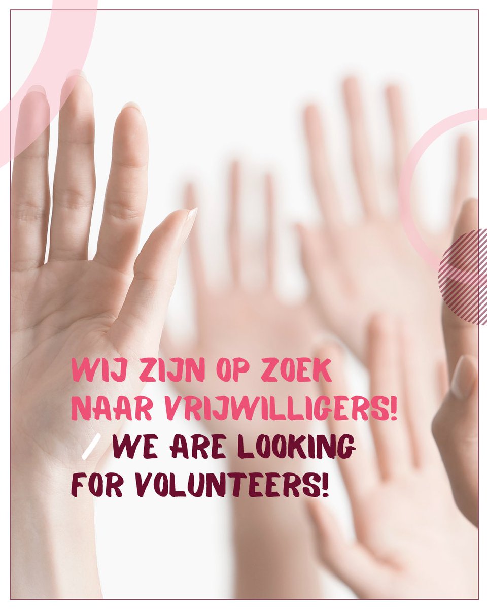✨ Help ons ✨

English below! 

Om S🩷xhibition te laten slagen, zijn we op zoek naar enthousiaste vrijwilligers die ons willen ondersteunen in de aanloop naar de opening op 31 mei en tijdens het evenement zelf, maar ook voor alle andere dingen die S🩷xhibition te bieden heeft!