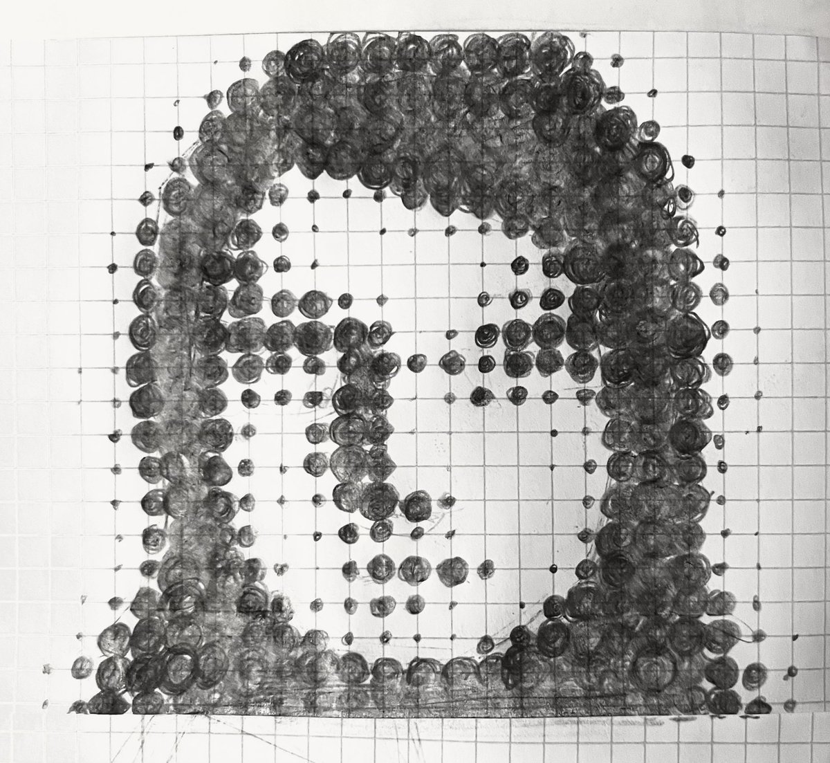 90tofu's tweet photo. Guy made of halftone dots: hi I’m made of halftone dots https://t.co/VcRCOuQSsh