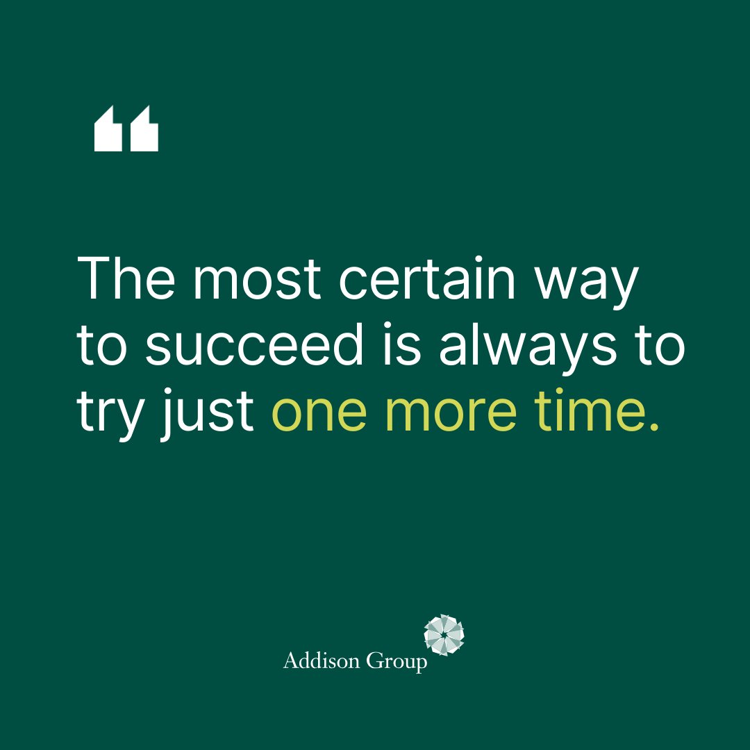 Success doesn't happen overnight. If at first things don't work out, get up and try again!