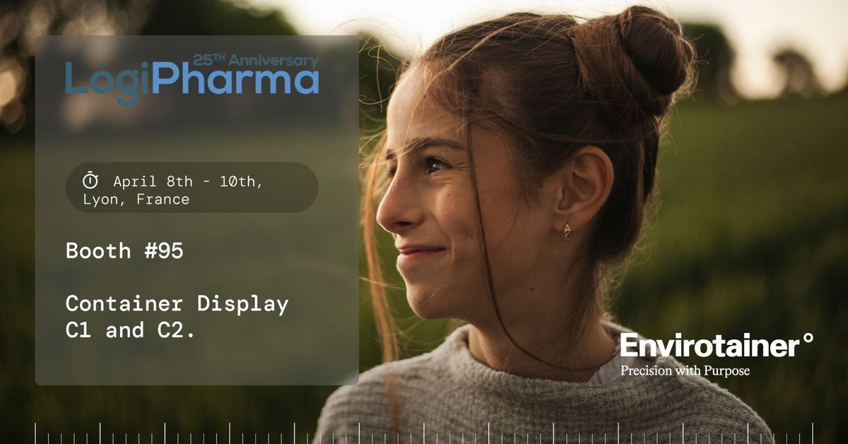 ColdPlatform's tweet image. LogiPharma 2025 is just around the corner, and Envirotainer is bringing innovation to the spotlight!
Meet the Envirotainer team at Booth #95. Prebook your meeting here: forms.office.com/pages/response…

#Envirotainer #Logipharma #RelEyeRKN