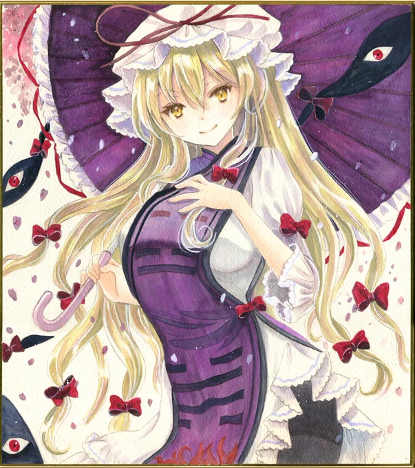 【アナログ絵】紫さま詰め合わせ～#3月26日は紫の日 