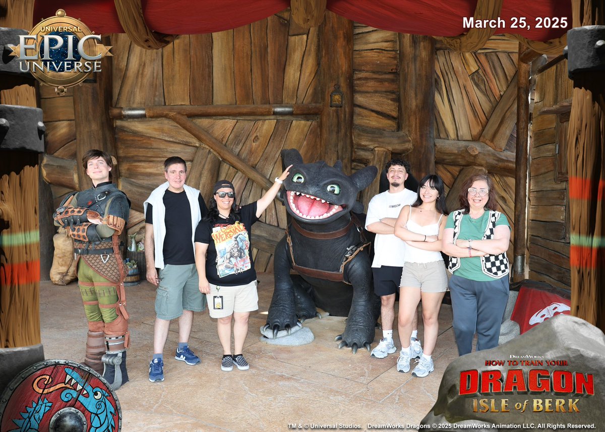 Astronaut_87's tweet photo. Epic with my family, forever in my heart, grateful 💕
#TMpreview #FamilyPreview #EpicUniverse #OUTM https://t.co/ETUlLSjocU