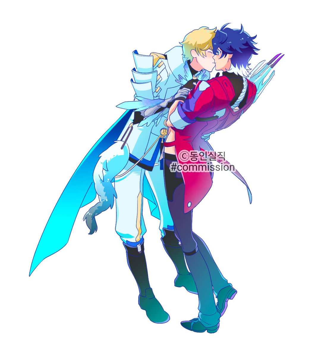 ehddlstlfwlrcms's tweet image. 전신/2인 커미션 작업했습니다~
💙신청 감사합니다💜
#commission