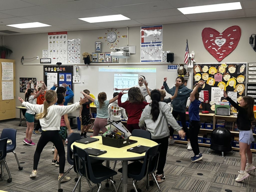 Jessie Martin (@ayercounselor) on Twitter photo Our 6th grade ambassadors <a href="/ayerelementary/">Ayer Elementary</a> had our K-2 students moving and grooving for Workout Wednesday! Big kids leading little hearts to get brains buzzing and bodies energized. #HealthyHabitsWeek #WorkoutWednesday Our 6th grade ambassadors <a href="/ayerelementary/">Ayer Elementary</a> had our K-2 students moving and grooving for Workout Wednesday! Big kids leading little hearts to get brains buzzing and bodies energized. #HealthyHabitsWeek #WorkoutWednesday