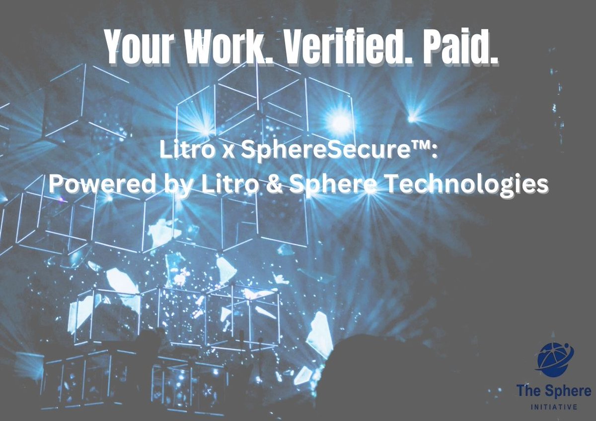 LitroMagazine's tweet image. We’re soft-launching The Sphere Initiative — a new platform to protect and license creative work in real-time.
Built for writers, agents & publishers navigating the future of IP.
Explore the vision:
bit.ly/3DQg9VQ
#creativetech #creativecoding #Innovation #Technews