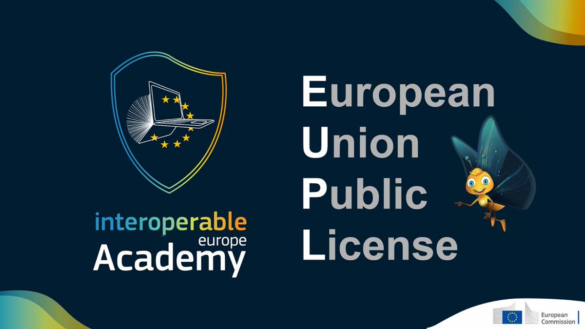 InteroperableEU's tweet photo. Did you know that the course of the #InteroperableEuropeAcademy on the European Union Public License (#EUPL) lets you discover the background of the EUPL and what its particular value is in #interoperable #PublicServices in less than 1 hour⏰?
Start now!👉https://t.co/Ed2o7YDtIk https://t.co/CqBhPtReMA