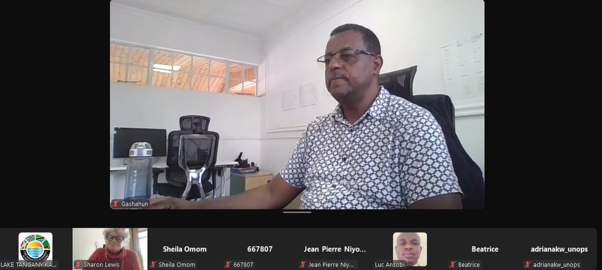 In continuation of  “Biodiversity Conservation, Sustainable Land Management and Enhanced Water Security in the Lake Tanganyika Basin” project, launched in Dar es Salaam on Feb 26, 2025, an online meeting was held on 03,25, 2025 between LTA and UNOPS teams..facebook.com/share/p/1DYrja…