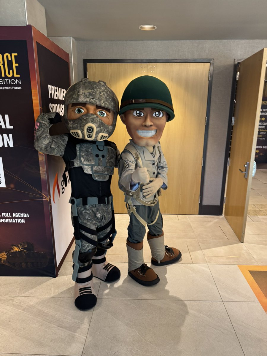AMPERSAND is here at AUSA Global Force 2025.  Found these guys!