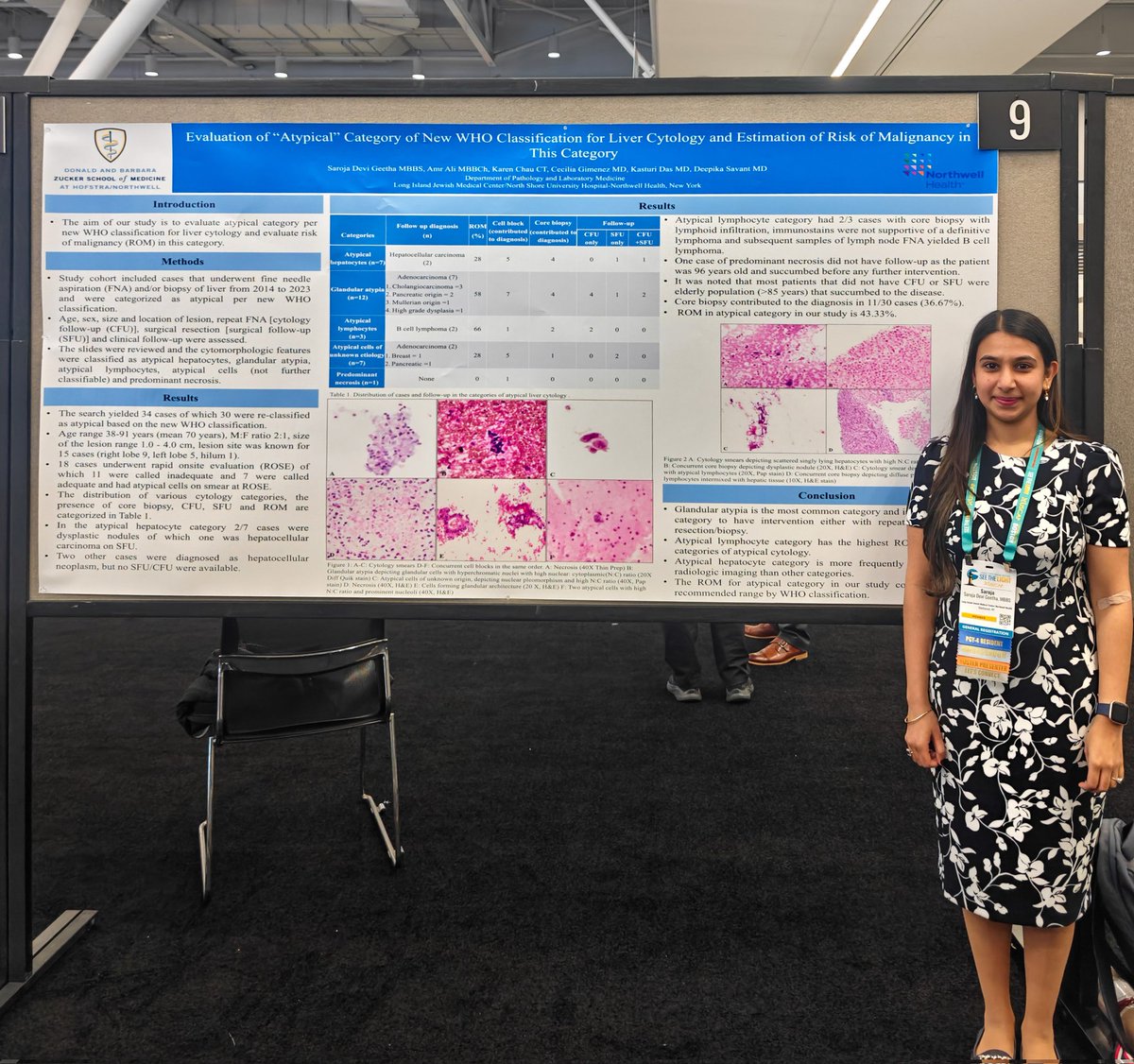 Swing by poster #9 at #USCAP2025 to check out our  experience with the atypical category in liver cytology using the new WHO classification.

#PathTwitter <a href="/Pathologists/">CAPathologists</a>