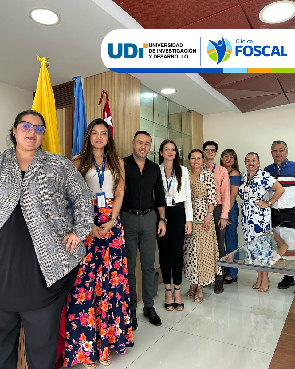 La Clínica FOSCAL y la Universidad de Investigación y Desarrollo - UDI, fortalecen su alianza en el ámbito de la investigación, educación e innovación, consolidando una colaboración estratégica para potenciar el modelo docencia-servicio.
Clínica FOSCAL - Inspirados por la vida💙