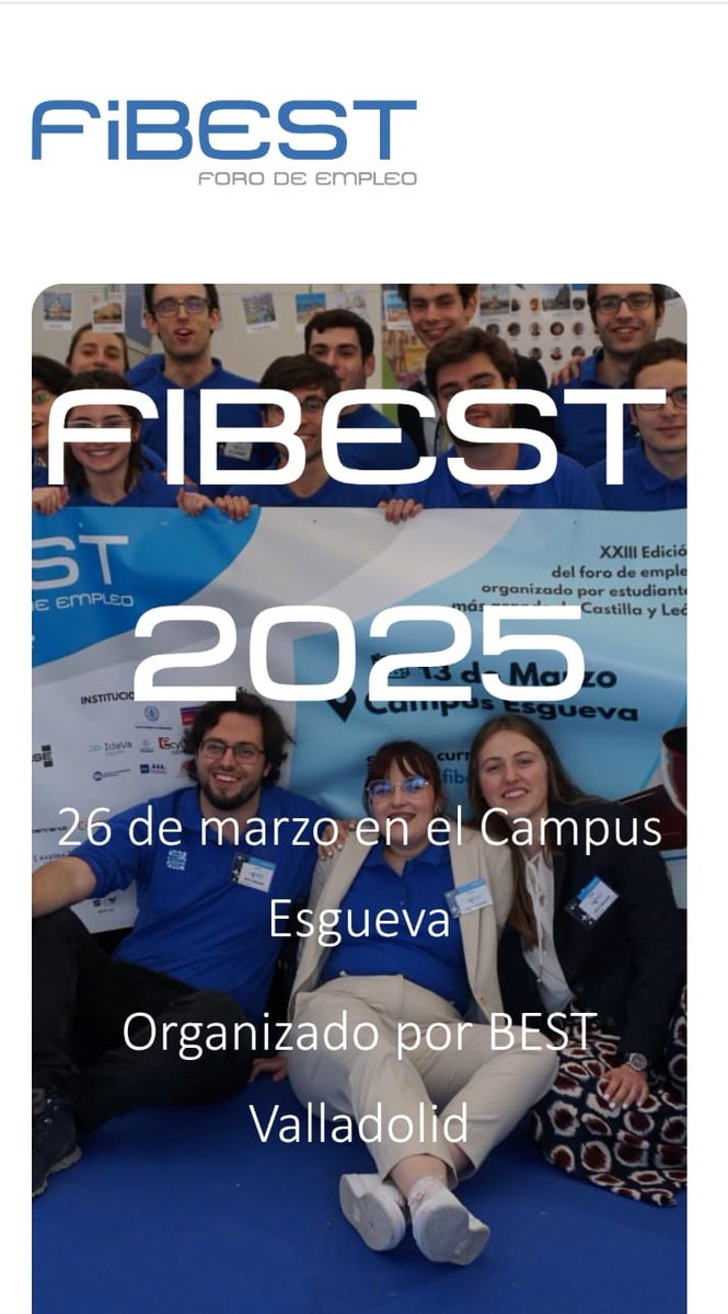 Competitividad Empresarial JCyL (@empresasjcyl) on Twitter photo Te esperamos hoy en <a href="/FiBESTorg/">FiBEST XXIV - Foro de Empleo</a> , compartiendo stand con <a href="/empleojcyl/">Empleo Castilla y León - eCyL</a> 👏🏼
Conoce nuestro Máster en Comercio Exterior con el que desarrollar habilidades clave en un mercado globalizado. 🌍
📢¡No pierdas esta oportunidad!
#ICECYL #Empleo #ComercioExterior #FIBEST2025" Te esperamos hoy en <a href="/FiBESTorg/">FiBEST XXIV - Foro de Empleo</a> , compartiendo stand con <a href="/empleojcyl/">Empleo Castilla y León - eCyL</a> 👏🏼
Conoce nuestro Máster en Comercio Exterior con el que desarrollar habilidades clave en un mercado globalizado. 🌍
📢¡No pierdas esta oportunidad!
#ICECYL #Empleo #ComercioExterior #FIBEST2025"