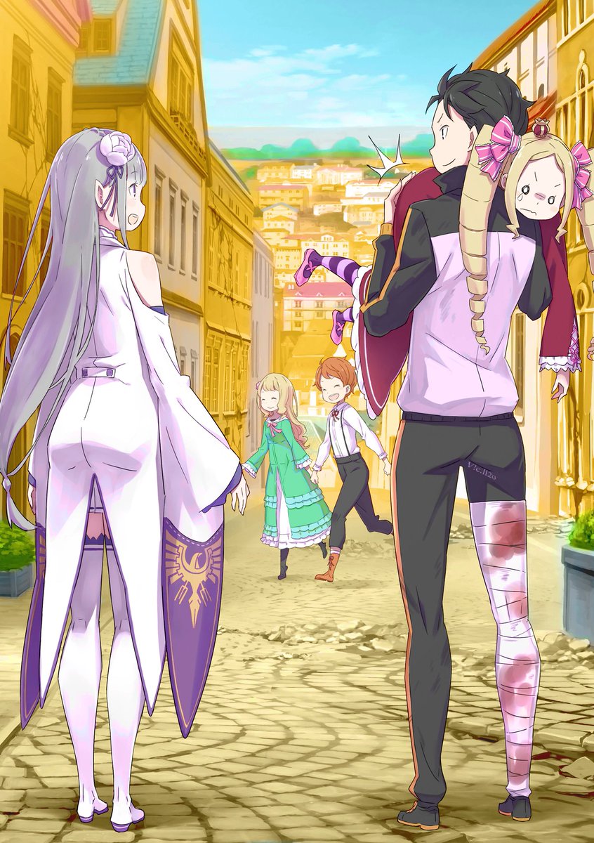 112oVic2's tweet image. Last day in the Watergate City of Priestella-

Emilia, Subaru, Beatrice, Tina &amp;amp; Lusbel
.
#リゼロ #rezero