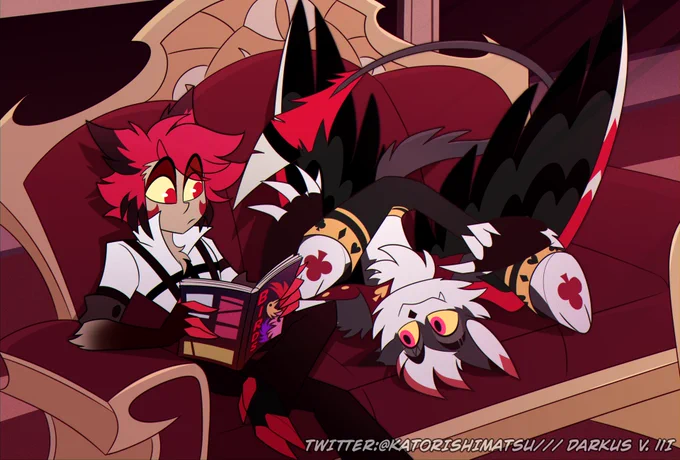 Rocket examining Mephisto's hooves #HazbinHotel #HazbinHotelHusk #HazbinHotelCrymini #Huskni #HazbinHotelCharlie #HazbinHotelAlastor #charlastor #HazbinHotelFanart