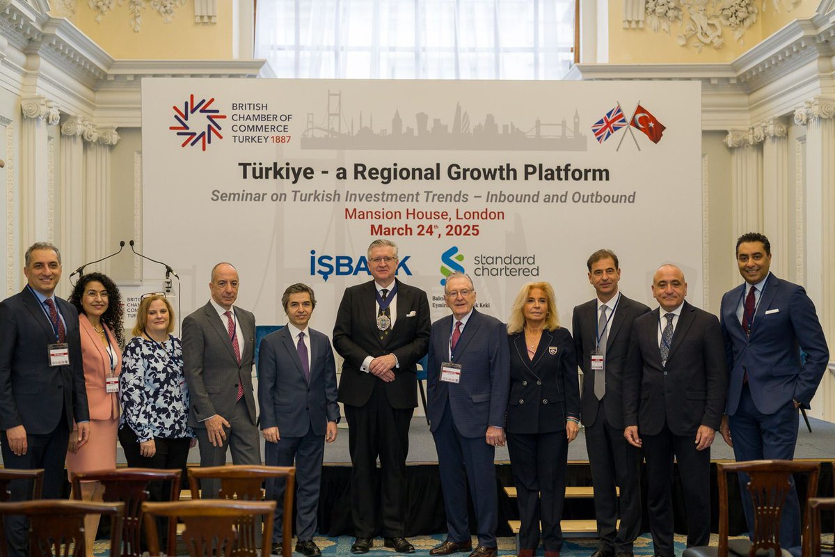 BCCT_1887's tweet photo. A significant day for fostering bilateral trade and investment, the conference on Turkish Investment Trends at Mansion House brought together visionary investors, business leaders, and experts to explore the evolving landscape of economic relations between Türkiye and the UK. https://t.co/EAE4shyRSW