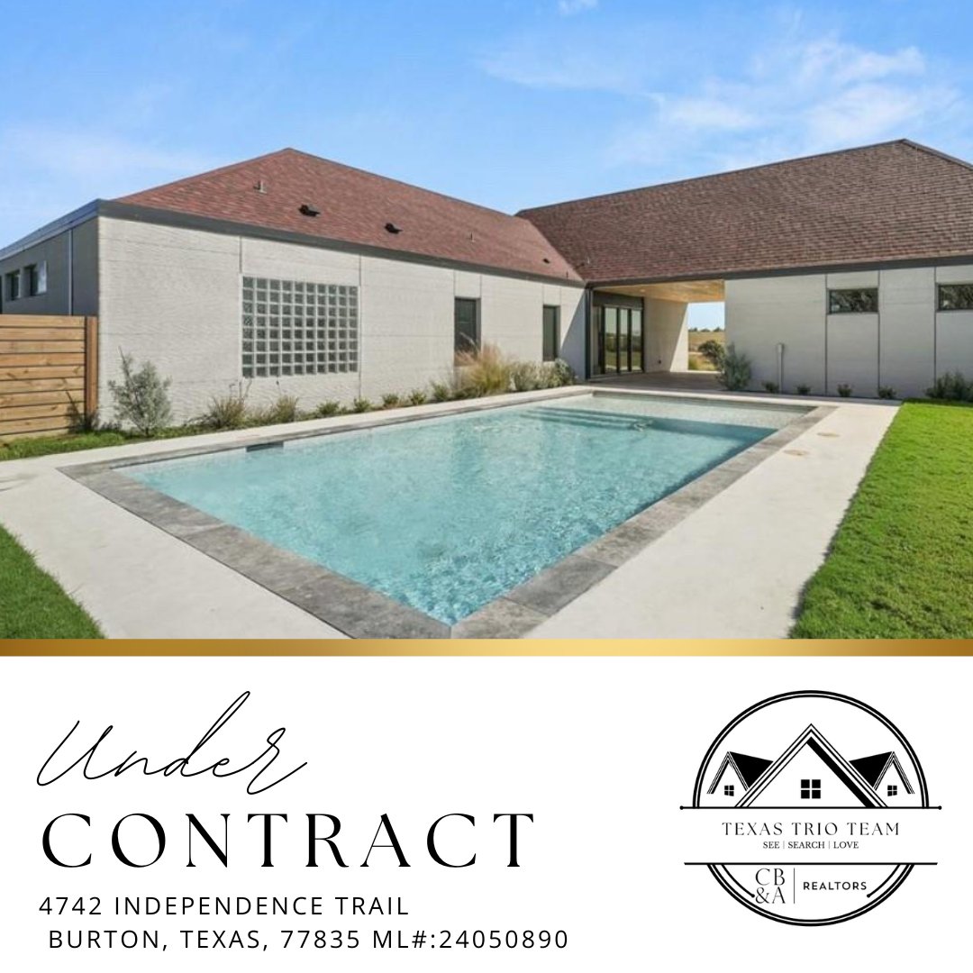 texastrioteam's tweet image. UNDER CONTRACT, but don&apos;t worry— you haven’t missed your chance to own in Independence Trail just yet! Let’s find your perfect piece of paradise in Burton, TX 

#TexasTrioTeam #UnderContract #BurtonTX #IndependenceTrail #CountryLiving #3DPrintedHome #TexasLand #TexasHomes