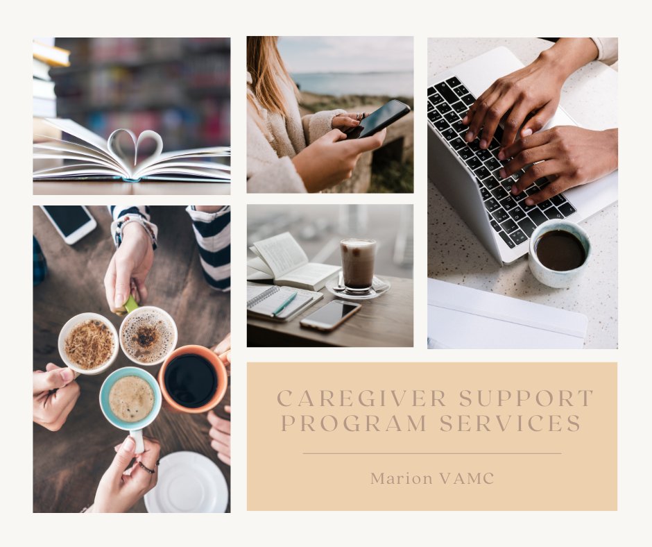 The Marion VA Caregiver Support Program (CSP) has a variety of education and supportive services available to caregivers enrolled in the program.  If you are a Caregiver and interested in learning more, please contact the local Caregiver Support Program at (618) 997-7676.