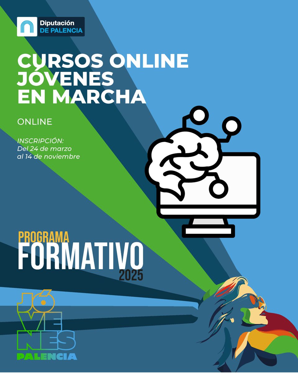 ¡Atención jóvenes palentinos/as de capital y provincia!
¡Ya está abierto el plazo para inscribirse en nuestros cursos gratuitos online! 🚀✨
Más información e inscripciones diputaciondepalencia.es/sitio/juventud…
#JóvenesEnAcción #CursosGratis #AprenderEsCrecer #EducaciónParaTodos