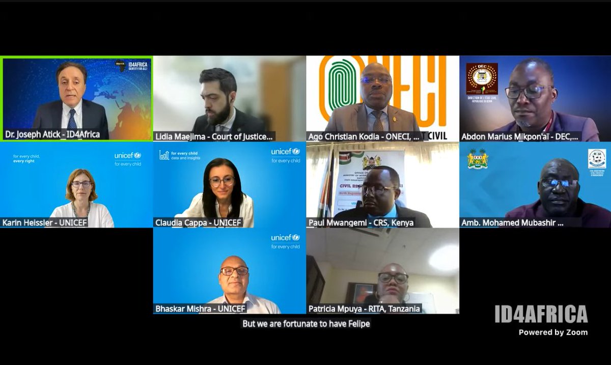 📢HAPPENING NOW
Civil Registration in Africa: Progress, Policies &amp; Potential. 

Don't miss the insightful discussions taking place

Register: id4africa.zoom.us/webinar/regist…