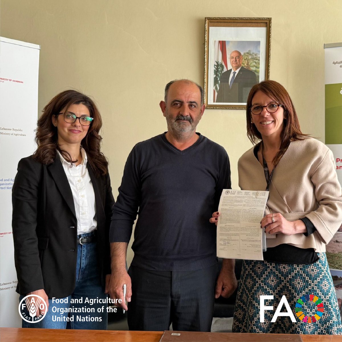 FAO in Lebanon (@faolebanon) on Twitter photo π’Happening today |<a href="/FAO/">Food and Agriculture Organization</a>, in collaboration with π±π§ <a href="/MoaLebanon/">Lebanese Ministry of Agriculture</a> and with the support of π©π°<a href="/DKinLebanon/">Denmark in Lebanon</a>, is empowering 1 000+ small-scale farmers to reclaim lands, improve water management, and boost productivity. π’Happening today |<a href="/FAO/">Food and Agriculture Organization</a>, in collaboration with π±π§ <a href="/MoaLebanon/">Lebanese Ministry of Agriculture</a> and with the support of π©π°<a href="/DKinLebanon/">Denmark in Lebanon</a>, is empowering 1 000+ small-scale farmers to reclaim lands, improve water management, and boost productivity.