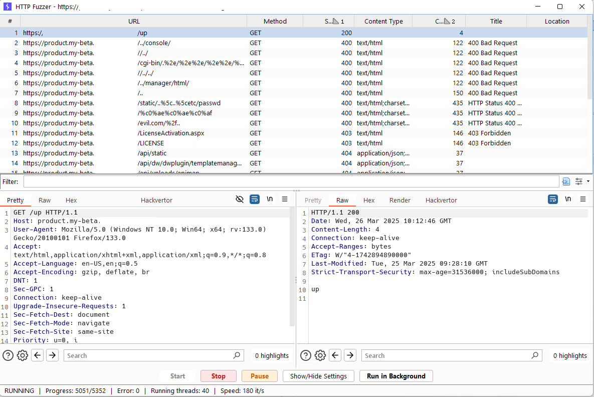 thebl4ckturtle's tweet photo. Just finished work on my custom Burp Extension for advanced HTTP Fuzzing! 🚀

Design inspiration for this extension from @albinowax's Turbo Intruder!

#bugbountytips #burp #extension #bugbounty https://t.co/5kRHsBzukg