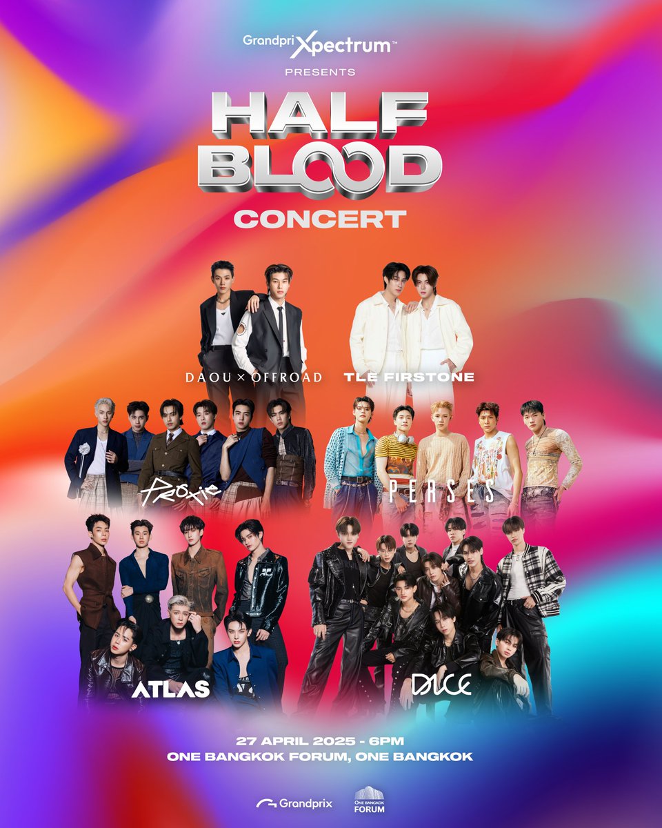 star_isshhh's tweet photo. เตรียมสูบฉีดความ POP ในตัวคุณ! กับ “HALFBLOOD CONCERT” ที่สุดคอนเสิร์ตรวมไลน์อัพศิลปินเลือดผสมตัวท็อป T-POP สนุกแน่!  27 เม.ย.นี้

#HALFBLOODconcert2025
#ต้าห์อู๋ #ออฟโรด #TLE_mtm #FirstOne #ATLAS_th #DICE_SONRAY #PERSES_TH #PROXIEth 
#GrandPrix #GrandPrixXpectrum https://t.co/n3ox3BJZzK
