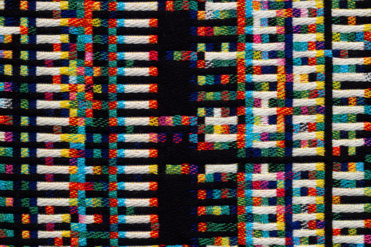 pixelform's tweet image. Fragmented Memory

Detail XGQ 222RGB 336px

phillipstearns.com/artwork#/fragm…

#jacquard #processing #dataivz #algorithmicart #fiberart #phillipstearns