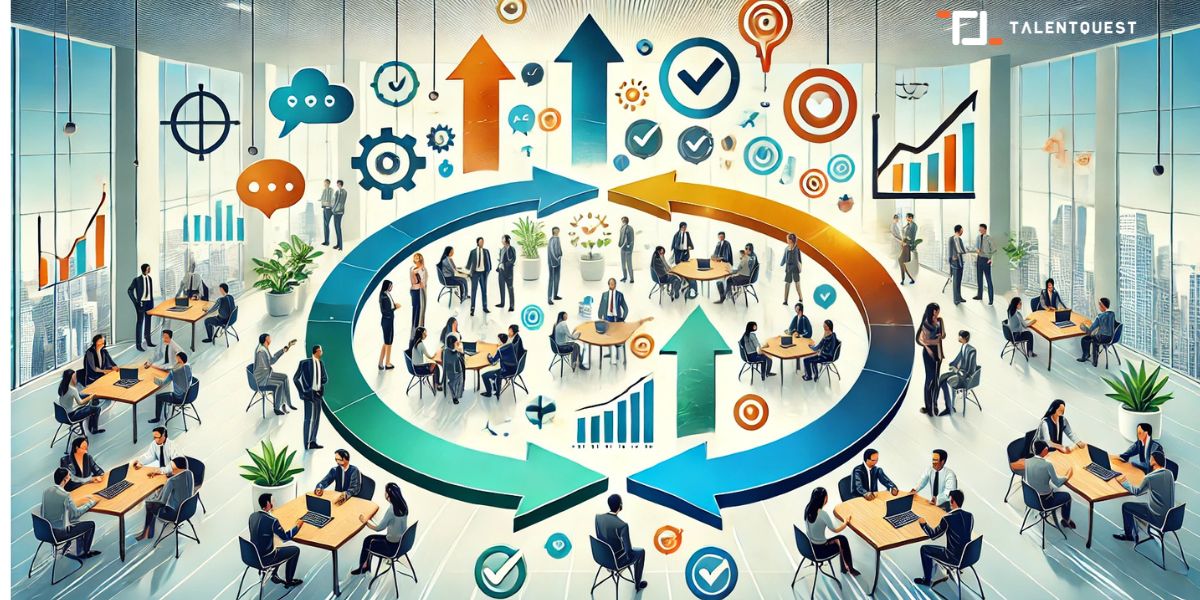 TalentQuest's tweet image. Employees don’t just want a yearly check-in anymore — they thrive on real-time insights that keep them engaged and growing. But what makes continuous feedback so powerful? 
Let’s break it down. 
👇
bit.ly/4hQzV2F

#EmployeeEngagement #ContinuousFeedback