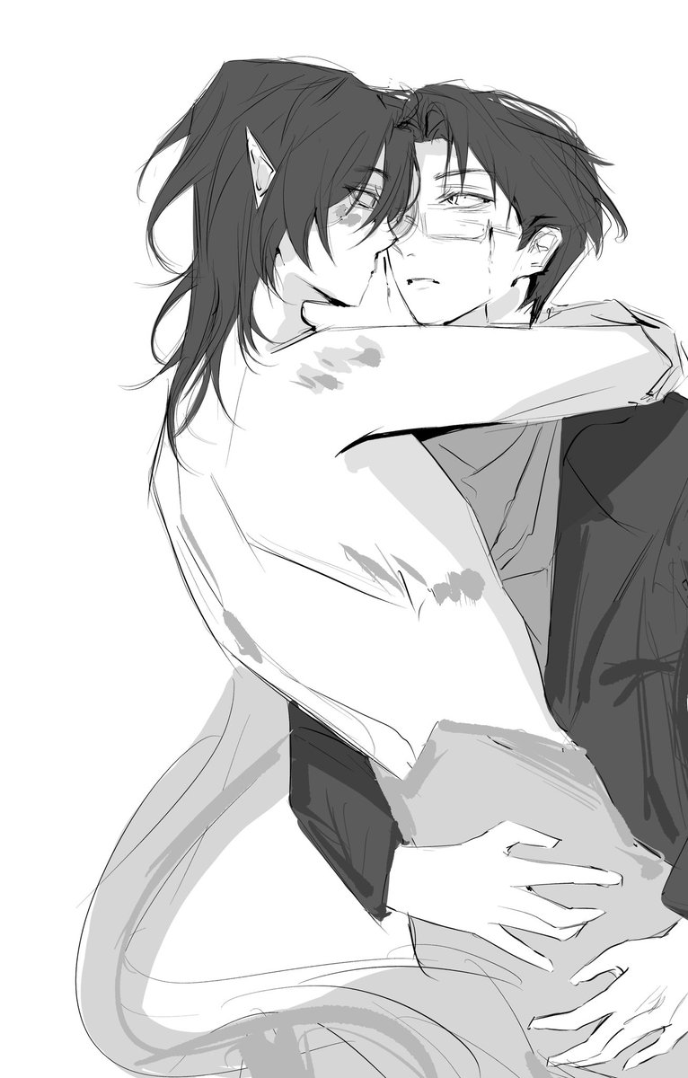 nightcroack's tweet image. One more gehrman x mer!leonard 😔
#lotm #LordOfTheMysteries