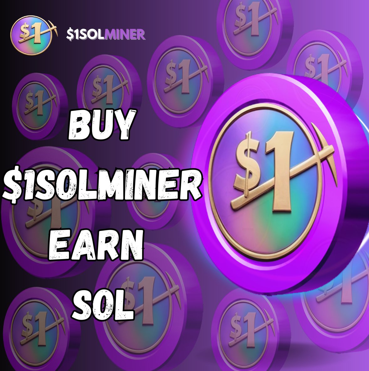 BUY $1SOLMINER EARN SOL...