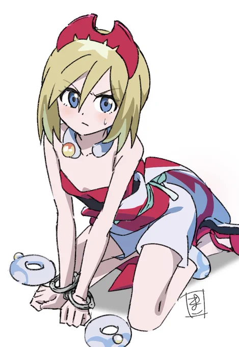 つかまったカイちゃん 