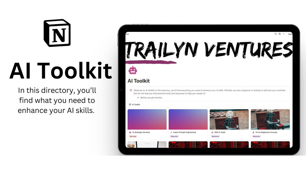 techgenii's tweet photo. AI is your key to 20-30% productivity gains in 2025 for CEOs &amp; investors.

I'm giving away a FREE AI Toolkit—strategies for startups and growth companies—for the next 24 hours.

To get it, simply:

• Like this
• RT this
• Reply "AI"

and I’ll DM it to you!
(Must follow for DM) https://t.co/EhhTCQ4wbo