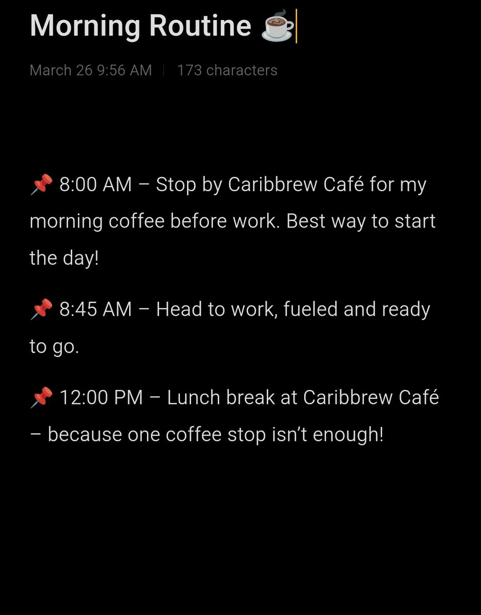 #TheMorningRoutine ☕