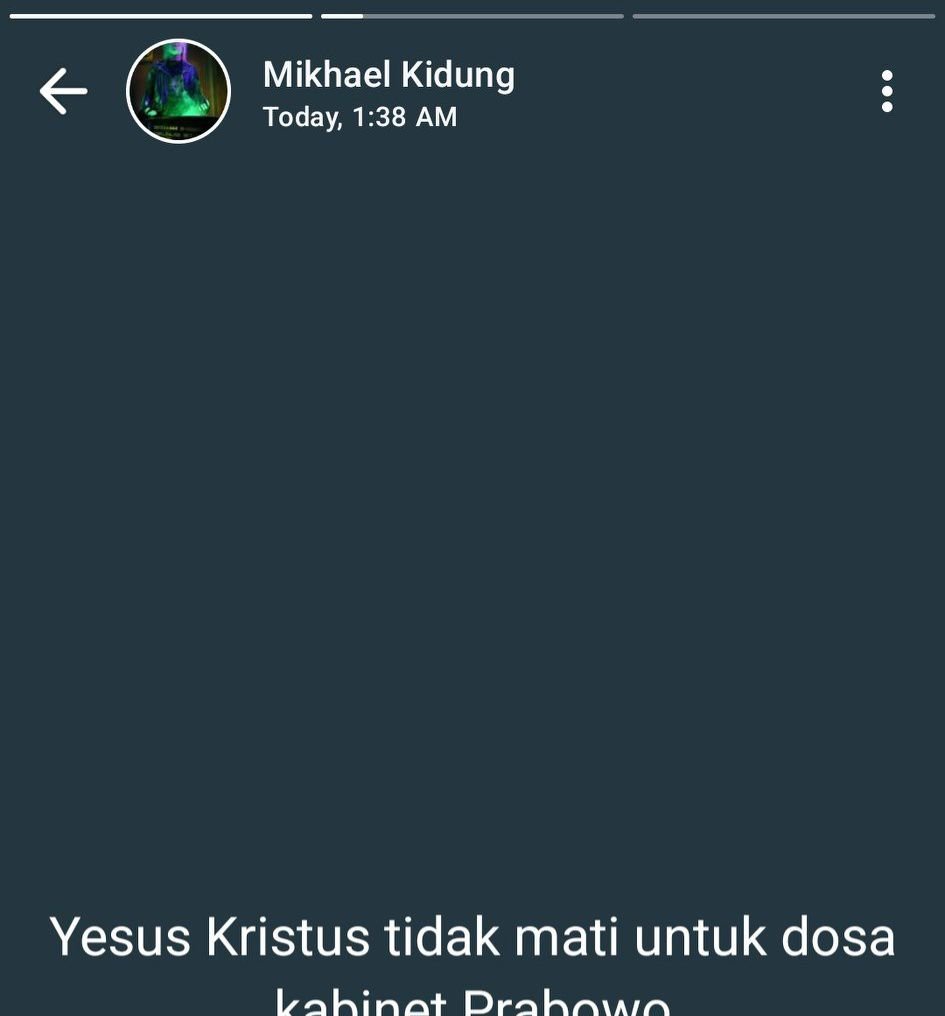 KentLavis's tweet photo. Dan berikut adalah pernyataan dari teman Kristen kita. https://t.co/9ZjXYVbyTb