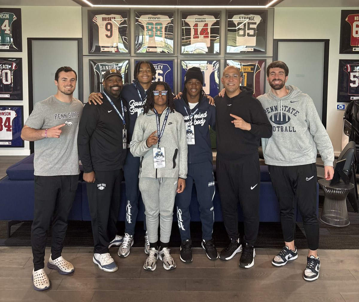 Donald Tabron II (@donaldtabronii) on Twitter photo My time spent at <a href="/PennStateFball/">Penn State Football</a> is always very valuable. Really enjoyed deepening the relationship. Thankful for the opportunity to meet and get to know <a href="/McSorley_IX/">Trace McSorley</a>, spend time in the QB room with <a href="/DannyOBrienQB/">Danny O'Brien</a>, and discuss the offense with <a href="/Kotelnicki/">Coach Andy Kotelnicki</a>. Coach My time spent at <a href="/PennStateFball/">Penn State Football</a> is always very valuable. Really enjoyed deepening the relationship. Thankful for the opportunity to meet and get to know <a href="/McSorley_IX/">Trace McSorley</a>, spend time in the QB room with <a href="/DannyOBrienQB/">Danny O'Brien</a>, and discuss the offense with <a href="/Kotelnicki/">Coach Andy Kotelnicki</a>. Coach