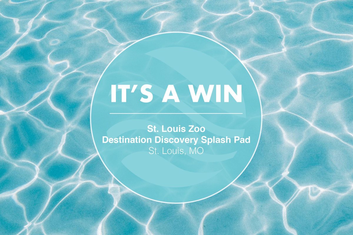Capri_Pools's tweet photo. It's a win! 🎉 Capri is bear-y excited to construct the new Destination Discovery Splash Pad at the @stlzoo! The toad-ally awesome pad features animal-themed sprayers, lily pads, and waterfalls. No lion, this might be our wildest project yet! 🐻🐸🦁 #CapriPools https://t.co/MbM6pUcLXa