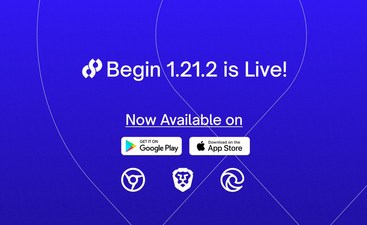 Hey Cardano Community Begin 1.21.2 is here🚀 Update now to tryout the new features on your new favourite Cardano wallet!

Features Included:

- Innovative dApp Store featuring trending tokens
- On-Chain dApp rating on Cardano
- eSIM community discounts <a href="/snek/">Snek 🐍</a> 
- New Stable