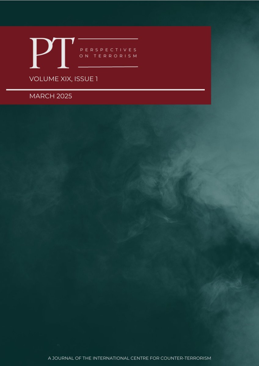 Perspectives on Terrorism (@perspectives_t) on Twitter photo 📢 Volume XIX, Issue 1 of <a href="/Perspectives_T/">Perspectives on Terrorism</a>, is out!
The latest developments of #online extremism, the use of #drones by #terrorists, the effects on #children of early exposure to online extremism, and more will be explored.
➡️ buff.ly/DHsRl3O 📢 Volume XIX, Issue 1 of <a href="/Perspectives_T/">Perspectives on Terrorism</a>, is out!
The latest developments of #online extremism, the use of #drones by #terrorists, the effects on #children of early exposure to online extremism, and more will be explored.
➡️ buff.ly/DHsRl3O