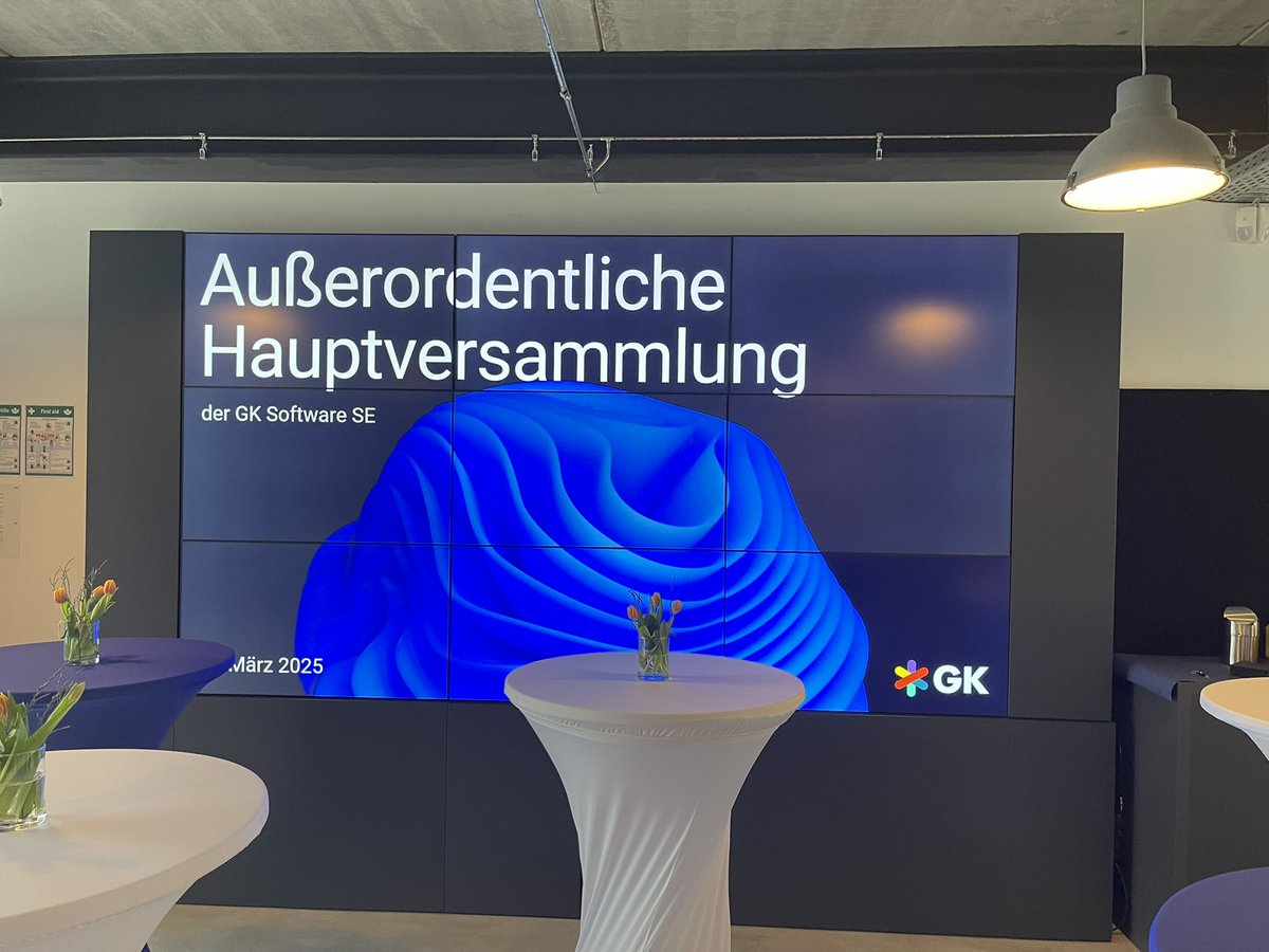 GscResearch's tweet photo. Heute #Hauptversammlung bei #GKSoftwareSE in Schöneck/Vogtland - 1:52 Stunden Dauer für #SqueezeOut könnte ein #Rekord sein - alle Fragen wurden vorbildlich beantwortet inkl. alternativer Berechnungen - wenn alle Strukturmassnahmen HVs so laufen würden 🥹🥹 https://t.co/Jg2FlsYO7G
